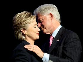 Hillary in Bill Clinton