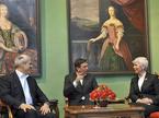 Borut Pahor, Jadranka Kosor, Boris Tadić