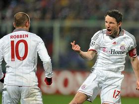 Arjen Robben in Mark van Bommel