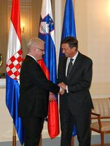 Ivo Josipovič in Borut Pahor