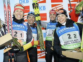 Kati Wilhelm, Erik Lesser, Simon Schempp, Magdalena Neuner