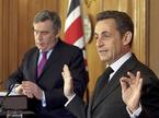 Nicolas Sarkozy in Gordon Brown