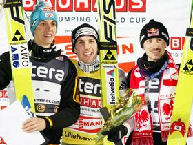 Gregor Schlierenzauer, Simon Ammann in Adam Malysz