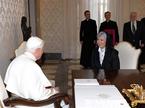 Jadranka Kosor in papež Benedikt XVI.