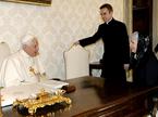 Jadranka Kosor in papež Benedikt XVI.