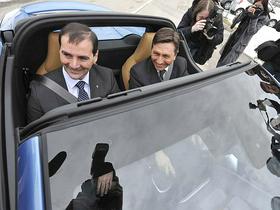 Borut Pahor in Aleš Bratož
