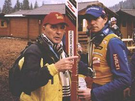 Jože Šlibar in Janne Ahonen