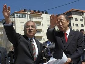 Salam Fajad in Ban Ki Mun