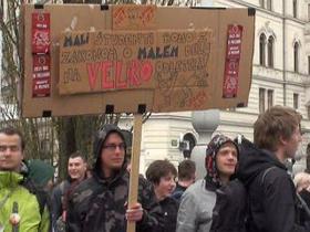 Malo delo, protesti
