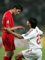 Xabi Alonso in Kaka
