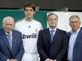 Alfredo Di Stefano, Kaka, Florentino Perez in Amancio Amaro