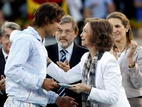 Rafael Nadal in španska kraljica Sofia