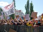 študenti, protest
