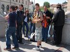 študenti, protest