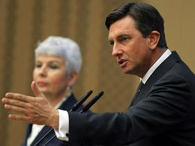 Jadranka Kosor in Borut Pahor