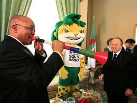 Jacob Zuma, vuvuzele in Zakumi