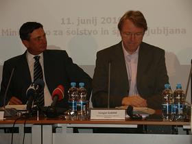 Borut Pahor in Gregor Golobič