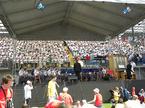 Zbor in orkester slovenske policije.