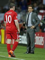 Wayne Rooney in Fabio Capello