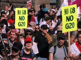 Protestniki G8 G20 Kanada