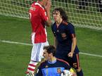Oscar Cardozo, Carles Puyol in Iker Casillas