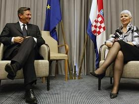 Borut Pahor in Jadranka Kosor