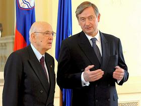 Giorgio Napolitano in Danilo Türk