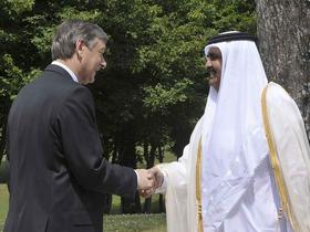Danilo Türk, emir Hamad bin Kalifa Al Tani