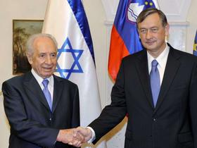 Šimon Peres in Danilo Türk