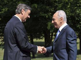 Šimon Peres in Danilo Türk