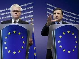 Ivo Josipović in Jose Manuel Barroso