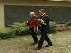 Nadškof Anton Stres in premier Borut Pahor