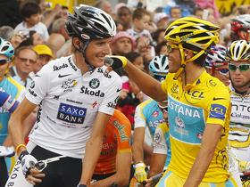 Andy Schleck in Alberto Contador