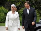 Jadranka Kosor in Borut Pahor