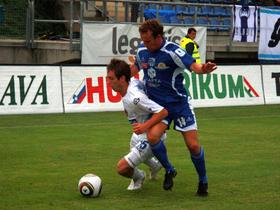 Saša Aleksander Živec (Primorje) in Konstantin Vassiljev (Nafta)