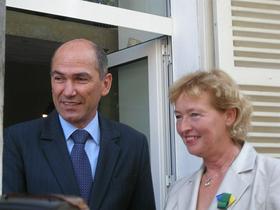 Janez Janša in Zofija Mazej Kukovič