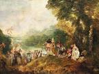 Antoine Watteau: Romanje v Kitero (1717)