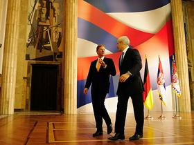Guido Westerwelle in Boris Tadić
