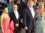 Švedska prestolonaslednica Victoria, njen mož, princ Daniel Westling in nizozemski prestolonaslednik Willem-Alexander z ženo Maximo