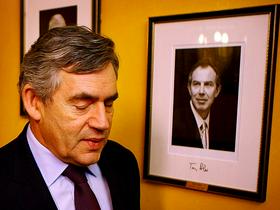Gordon Brown in Tony Blair