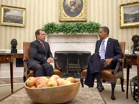 Kralj Abdulah II. in Barack Obama