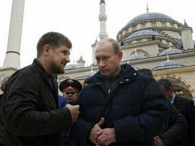Ramzan Kadirov in Vladimir Putin