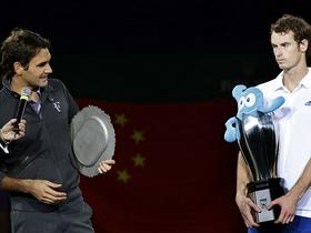 Roger Federer in Andy Murray