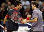 Novak Djoković in Roger Federer