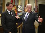 Borut Pahor in Joe Biden