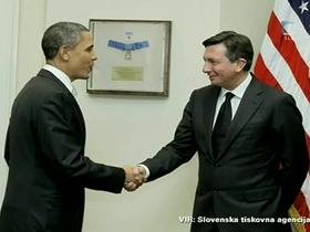 Barack Obama in Borut Pahor