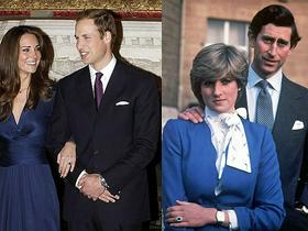 Kate, William, Diana in Charles