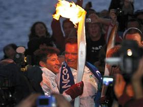 Arnold Schwarzenegger in Sebastian Coe