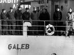 Koper, 25. 10. 1991 - mornarji JNA na vojaški ladji Galeb