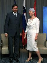 Borut Pahor in Jadranka Kosor